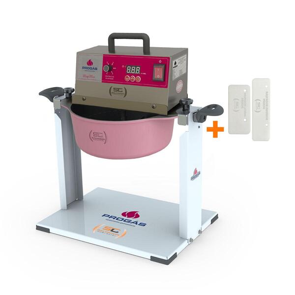 Kit - Misturador Mogmix 5 Litros Prmog-05 Rosa Bivolt + Giram