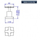 Kit Misturador Parede E 02 Acabamentos Clean Cromado Deca