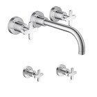 Kit Misturador Parede E 02 Acabamentos Disco Cromado Deca