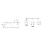 Kit Misturador Parede E 02 Acabamentos Polo Black Noir Deca