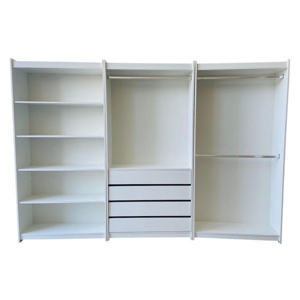 Kit Modulado Closet E Lojas 100% Mdf Branco - Suprema Móveis