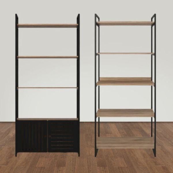 Kit Modulo Industrial Mais Estante Para Escritório Compacta