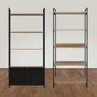 Kit Modulo Industrial Mais Estante Para Quarto Metal Vazado