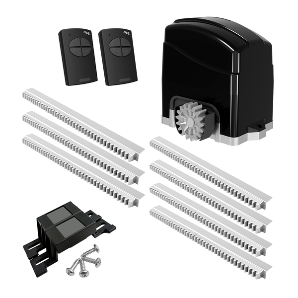 Kit Motor Portão Resid Brabus Speed 700 Alumin 127v 3,5m Agl