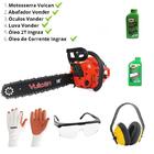 Kit Motosserra Vulcan 3hp E 55cc Com Sabre 18" E Acessórios