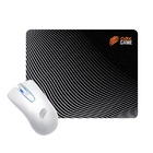 Kit Mouse E Mousepad Wave Oex Mc105 Preto/branco
