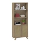 Kit Móveis Para Escritório Escrivaninha Juli E Estante Trama