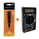 Kit Multímetro Digital Com Chave Teste Digital – Foxlux