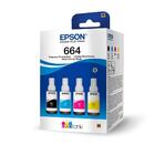 Kit Multipack 4 Unidades Refil De Tinta Original Epson 664