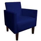 Kit Namoradeira 02 Lugares E 01 Poltrona Jade Corino Azul Mar