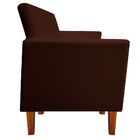 Kit Namoradeira 02 Lugares E 01 Poltrona Jade Corino Marrom P