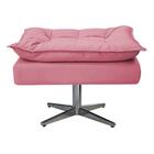 Kit Namoradeira 02 Poltronas E 02 Puff Opala Rosa Bebê