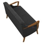 Kit Namoradeira 135cm E 2 Poltronas Decorativas Capitonê Lapa