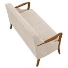 Kit Namoradeira 135cm E 2 Poltronas Decorativas Capitonê Lapa