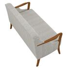 Kit Namoradeira 135cm E 2 Poltronas Decorativas Capitonê Lapa