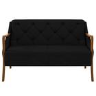 Kit Namoradeira 135cm E 2 Poltronas Decorativas Capitonê Lapa