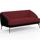 Kit Namoradeira 2 Lugares 2 Poltronas Coral D02 Veludo Marsal