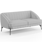 Kit Namoradeira 2 Lugares Com 2 Poltronas Coral D02 Linho Cin