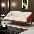 Kit Namoradeira 2 Lugares Com 2 Poltronas Coral D02 Linho Cru