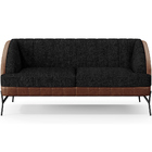 Kit Namoradeira 2 Lugares E 2 Poltronas Coral D02 Linho Chumb