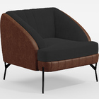 Kit Namoradeira 2 Lugares E 2 Poltronas Coral D02 Veludo Pret