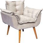 Kit Namoradeira 2 Poltronas E 2 Puffs Para Sala Manicure Cons