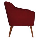 Kit Namoradeira + 01 Poltronas Decorativa Gabriela Suede Vinh