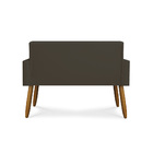 Kit Namoradeira + 02 Poltronas Decorativas Courino Promoção C