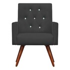 Kit Namoradeira + 1 Poltronas Decorativas Nina Capitonê Suede