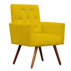 Kit Namoradeira + 1 Poltronas Decorativas Nina Capitonê Suede