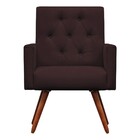 Kit Namoradeira + 2 Poltronas Decorativa Nina Capitonê Suede