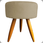 Kit Namoradeira + 2 Poltronas Decorativas Para Sala Nina + Pu