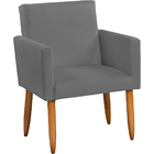 Kit Namoradeira + 4 Poltronas Decorativas Para Sala Nina Sued