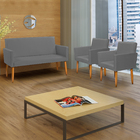 Kit Namoradeira + 4 Poltronas Decorativas Para Sala Nina Sued