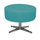 Kit Namoradeira Beatriz E 02 Puffs Sofia Base Giratória De Me