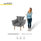 Kit Namoradeira Com 02 Poltronas Decorativas Francis Suede Ci