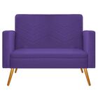 Kit Namoradeira E 01 Poltrona Bella Pés Palito Mel Corano - A