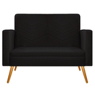 Kit Namoradeira E 01 Poltrona Bella Pés Palito Mel Suede - Do