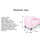 Kit Namoradeira E 02 Poltrona Julia A02 Corano - Amarena Móve