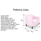 Kit Namoradeira E 02 Poltrona Julia A02 Corano - Amarena Móve