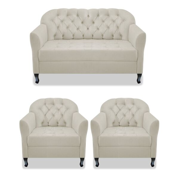 Kit Namoradeira E 02 Poltrona Julia A02 Corano - Amarena Móve