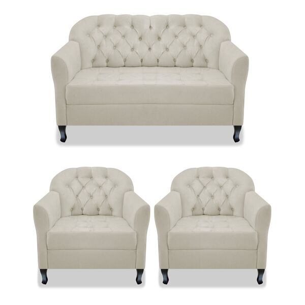 Kit Namoradeira E 02 Poltrona Julia A02 Corano - Doce Sonho M