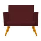 Kit Namoradeira E 02 Poltronas Beatriz Palito Mel Corano Bord