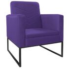 Kit Namoradeira E 02 Poltronas Bella Base De Ferro Preta Cora