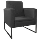 Kit Namoradeira E 02 Poltronas Bella Base De Ferro Preta Linh