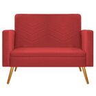 Kit Namoradeira E 02 Poltronas Bella Pés Palito Mel Corano -