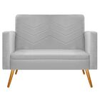 Kit Namoradeira E 02 Poltronas Bella Pés Palito Mel Corano -