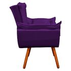 Kit Namoradeira E 02 Poltronas Opala Acetinado Pés Palito Cas