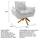 Kit Namoradeira E 02 Poltronas Opala Base Giratória De Madeir