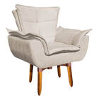 Kit Namoradeira E 02 Poltronas Opala Suede Base Giratória Pés